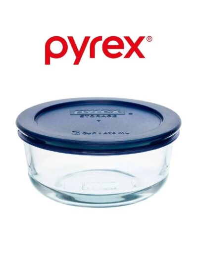 Pyrex Taper redondo Azul 2 Tz